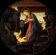BOTTICELLI, Sandro The Virgin Adoring the Child Germany oil painting artist